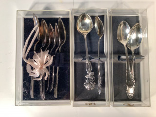 Lusikoita, alpakka 11 kpl