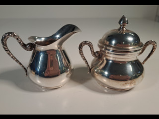 Hopeiset sokerikko+kermakko