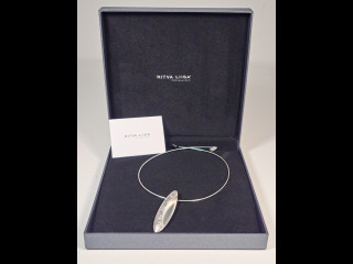 Ritva Liisa Pohjalainen kaulakoru hopeaa