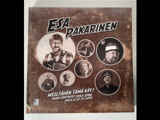 Esa Pakarinen. Kaikki levytykset. 1951-1988kirja ja 10 cd-levyä