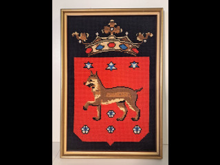 Kehystetty kangastaulu vuodelta 1964