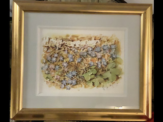 Taulu Fritz Jakobsson Signeerattu mustesuihku