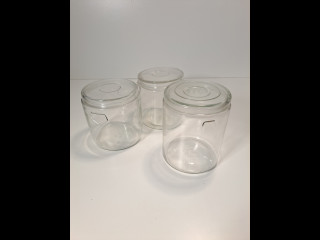 Iittalan ja Riihimäen lasipurkit 3kpl