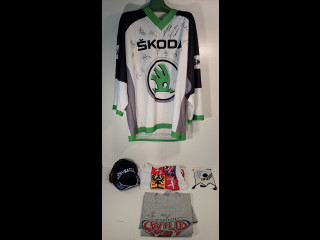 Lätkä fanituotteita, paita joukkueen nimmareilla