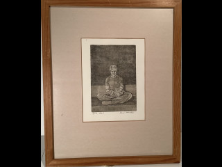 Grafiikanlehti. A-M Kari,signeerattu