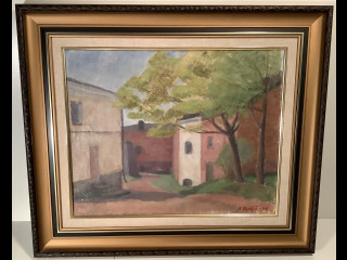 Matti Petäjä (1912-1995), öljy kankaalle 1935