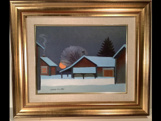 Juhani Palmu öljy kankaalle signeerattu