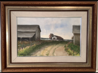 A Vainio öljyvärimaalaus kankaalle,signeerattu