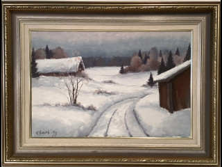 P Salmi öljyvärimaalaus kankaalle