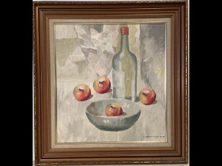 Lasse Marttinen Signeerattu öljyvärimaalaus kankaalle