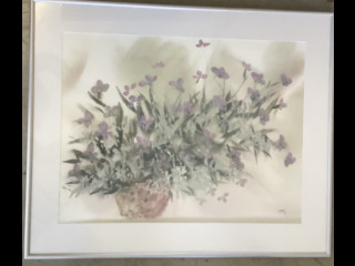 M Toivanen akvarellityö