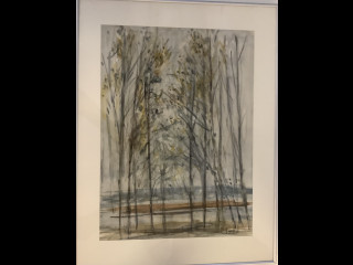 Feodor Porokara: akvarelli signeerattu