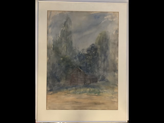 F Porokara. Akvarelli