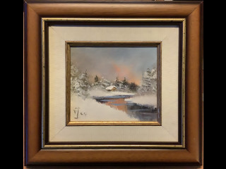 V Juntura öljyvärimaalaus