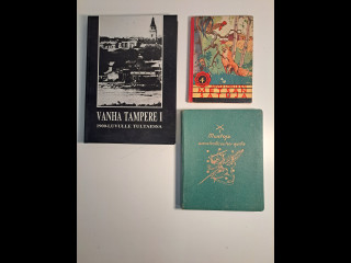 Vanhat kirjat 3 kpl (mm. Vanha Tampere)