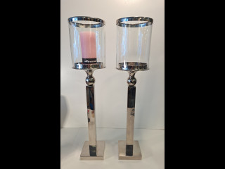 Korkeat näyttävät kynttilänjalat 2kpl