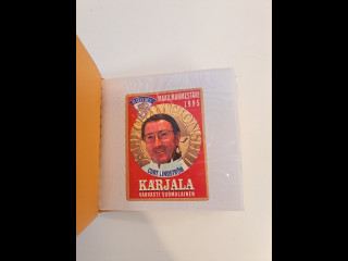 Pieni keräilykansio 1995 MM-joukkueen jäsenet