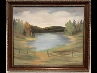 Armas Halonen öljyvärityö kankaalle