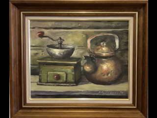 P Pylkkönen Öljyvärimaalaus kankaalle