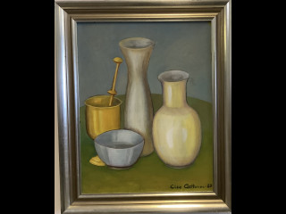 Elsa Aaltonen öljyvärimaalaus kankaalle