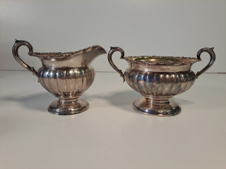 Hopeiset sokerikko & kermakko