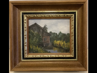 Öljyvärimaalaus levylle