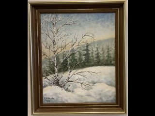 Bertta Salasto:Talvimaisema Norrbottenista