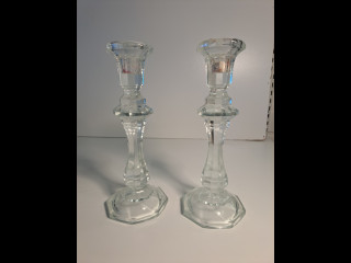 Lasiset kynttilänjalat