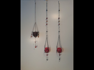 Roikkuvat kynttilälyhdyt 3kpl