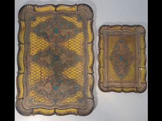 Koristeelliset puutarjottimet