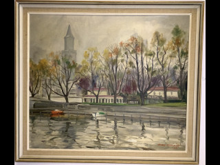 Armas Lehtimäki 1966, öljyvärimaalaus kankaalle