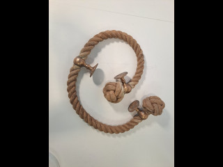 Laivaköysi messinkiheloilla