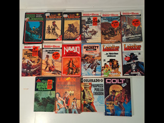 Länkkärikirjoja 16kpl, Bill ja Ben, Lassiter ym.