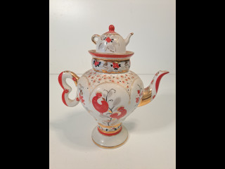 Teekannu USSR posliinia