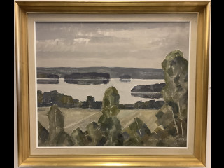 Wikberg, öljyvärimaalaus 1956