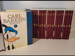 Carl Barksin kootut Aku Ankat 21kpl sarjakuvakirjoja