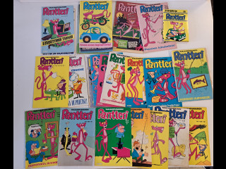 25kpl Pantteri sarjakuvat 70-80 luvulta