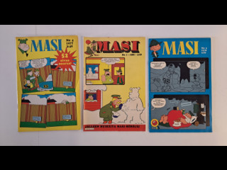 Masi sarjakuvat 3kpl