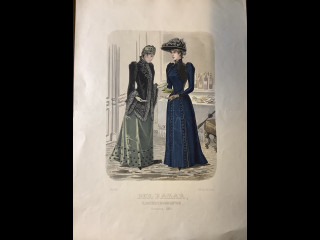 Painokuva Bazar-lehdestä