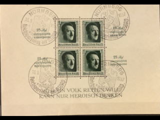 Hitler postimerkkiblokki