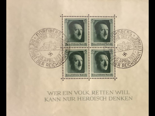 Hitler postimerkkiblokki