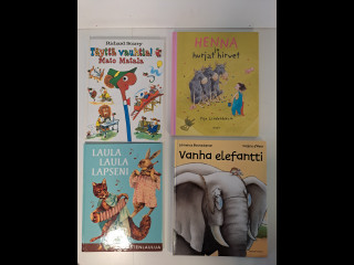 Lasten kirjat 4kpl