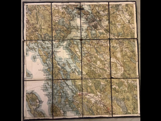 Wiipurin alueen polkupyöräpataljoonan kartta