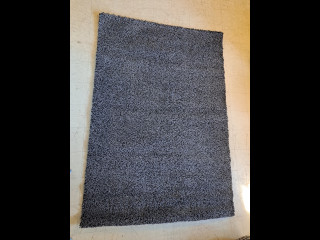 Harmaa-musta matto 160x230