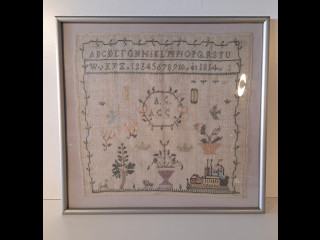 Kehystetty kangas vuodelta 1814