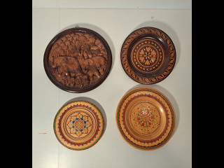 Seinälautaset puuta 4kpl