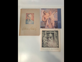 Taidekirjat 3kpl Alvar Caven, Hannes Autere ja Magnus Enckell