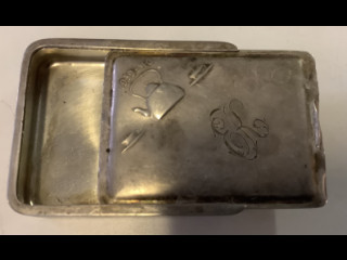 Sota-ajalta rasia 6,5x 5 cm