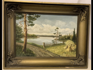 Öljyvärimaalaus levylle