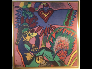 Corneille: painokuva kankaalle